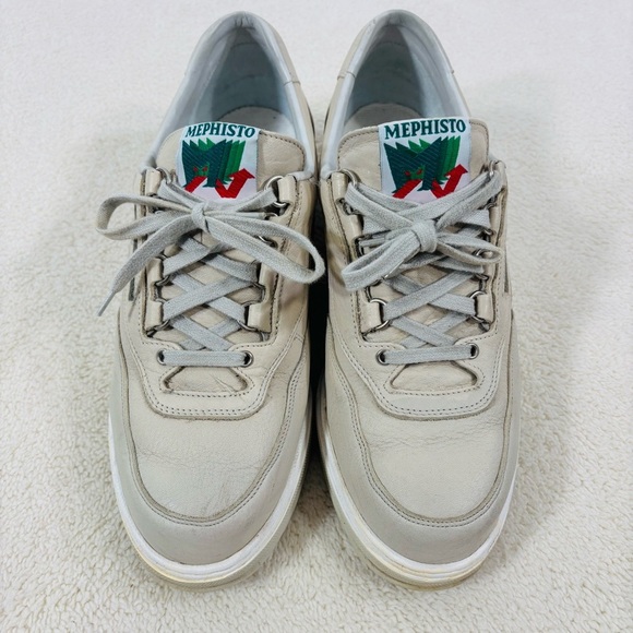 Mephisto Match Runoff Womens Size 11 Cream Walking Comfort Low Top
